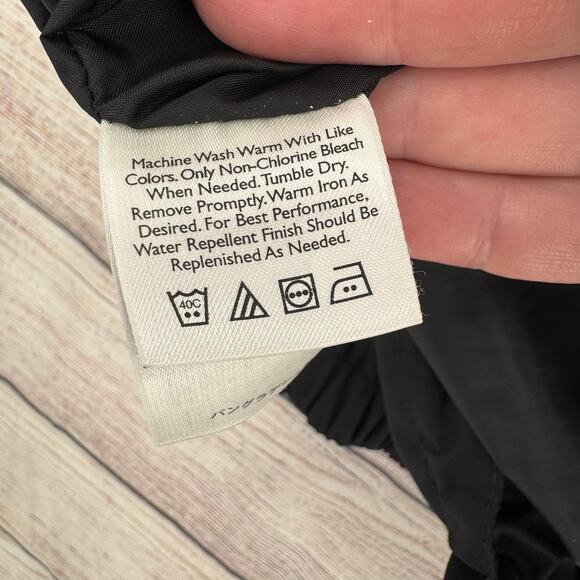 Eddie Bauer WeatherEdge Fleece Lined Rain Jacket Mens M Black Removeable Hood - Picture 13 of 16